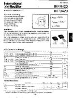 DataSheet IRFR420 pdf